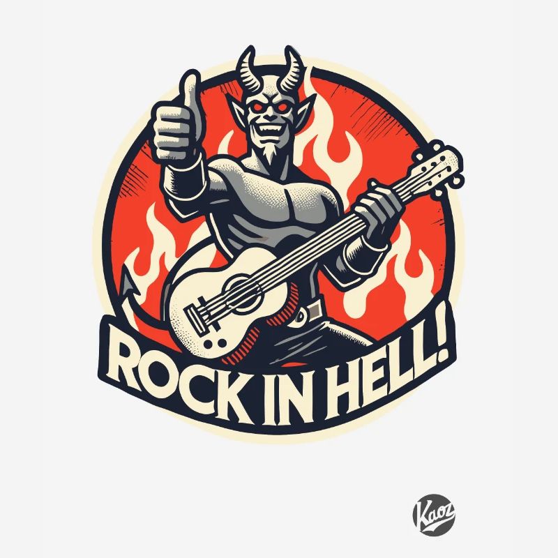 Devilish Guitar Player – Rock in Hell