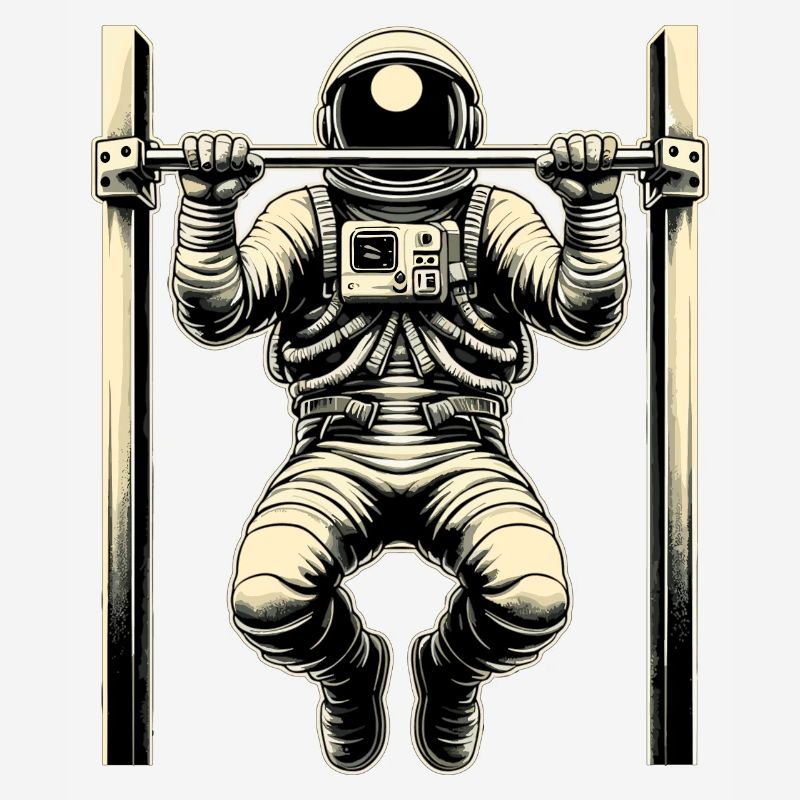 Calisthenics Astronaut Pull-ups Gift