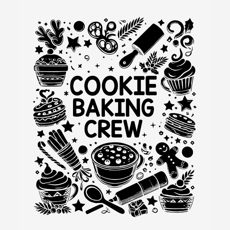 Cookie Baking Crew Konditorei Bäcker Bake Bäcker