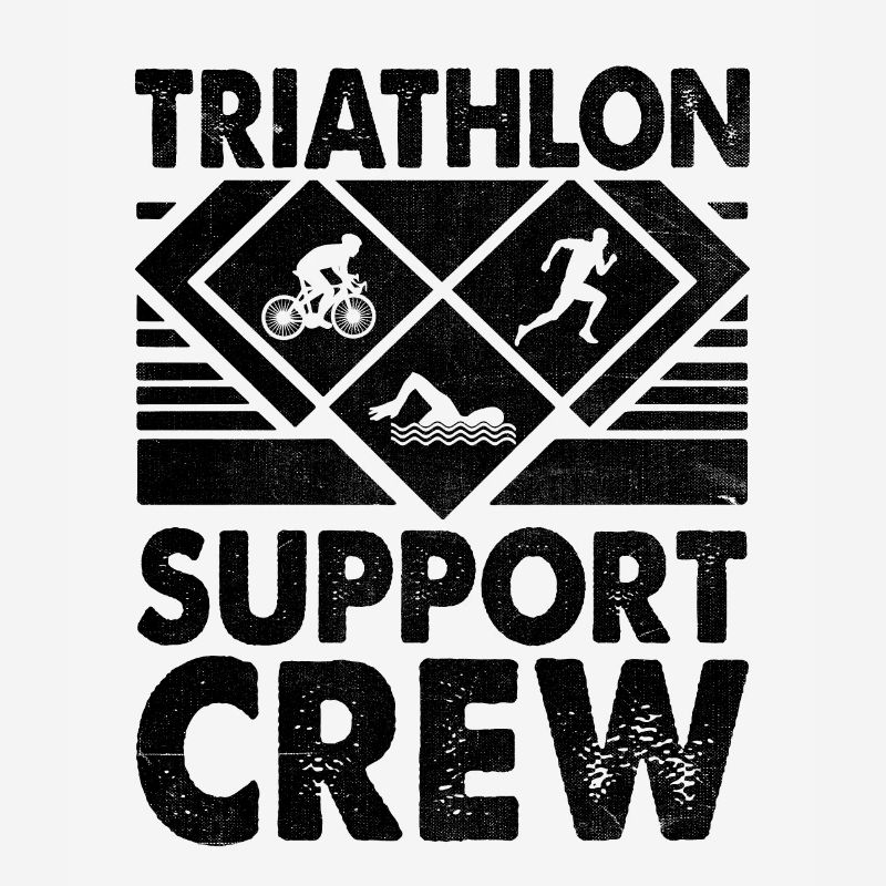 Triathlon Support Crew Natation Vélo Course Triathlète