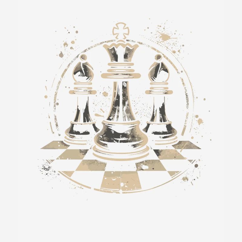 Dessin de pièces d’échecs