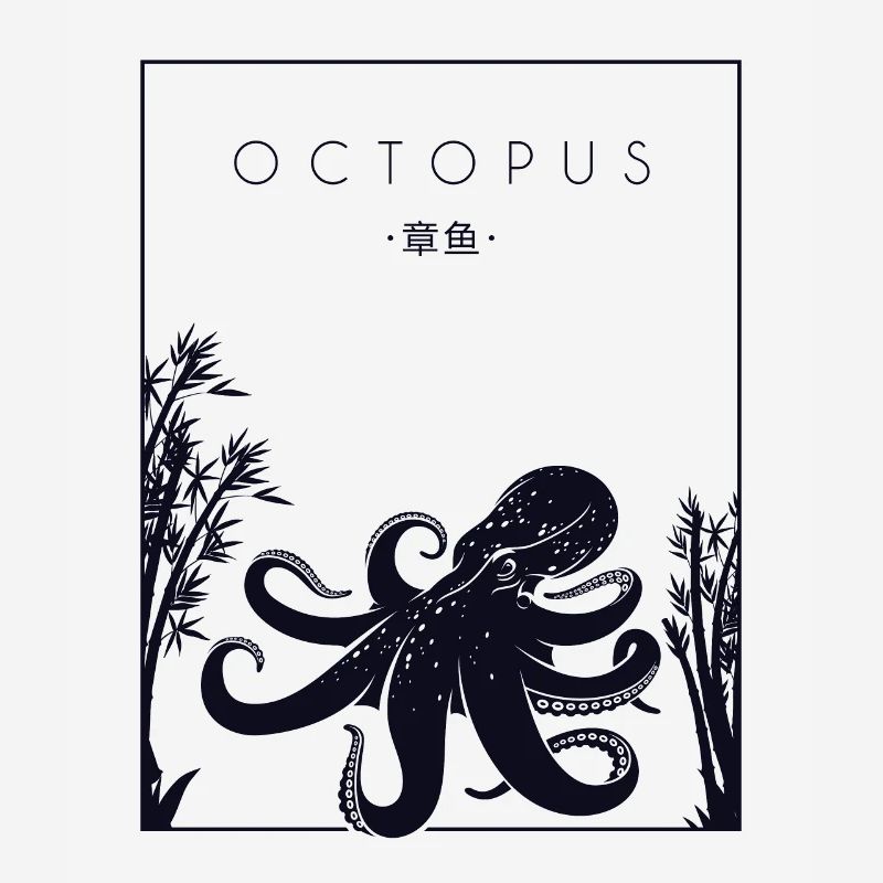 Octopus Chinese Hanzi Cephalopoda Octopodes