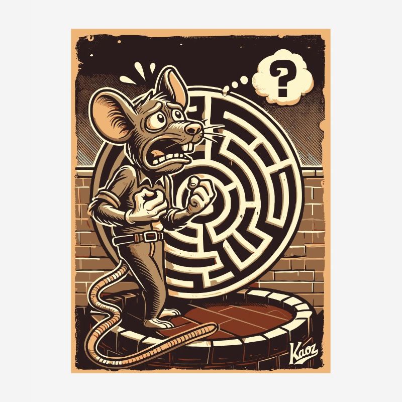 Pas d’issue, un labyrinthe et un rat perplexe