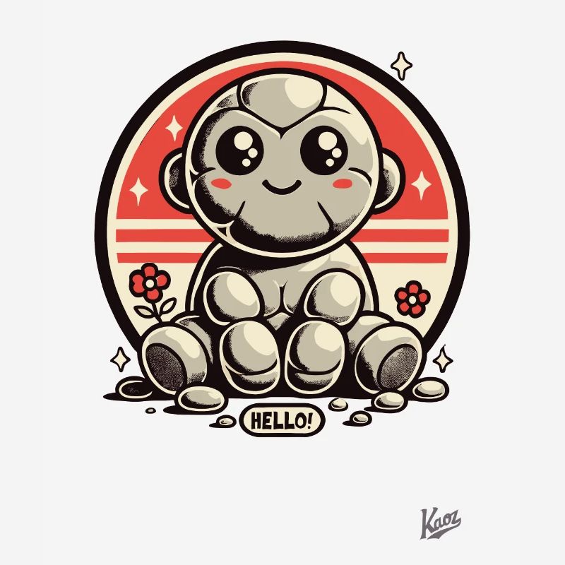 Hello! Cute Stone Monkey