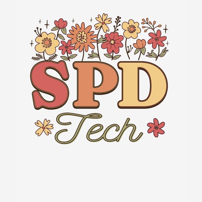 Retro Floral Sterile Processing Technician SPD