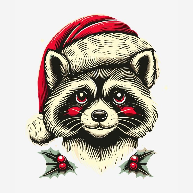 Joyeux Noël de raton laveur