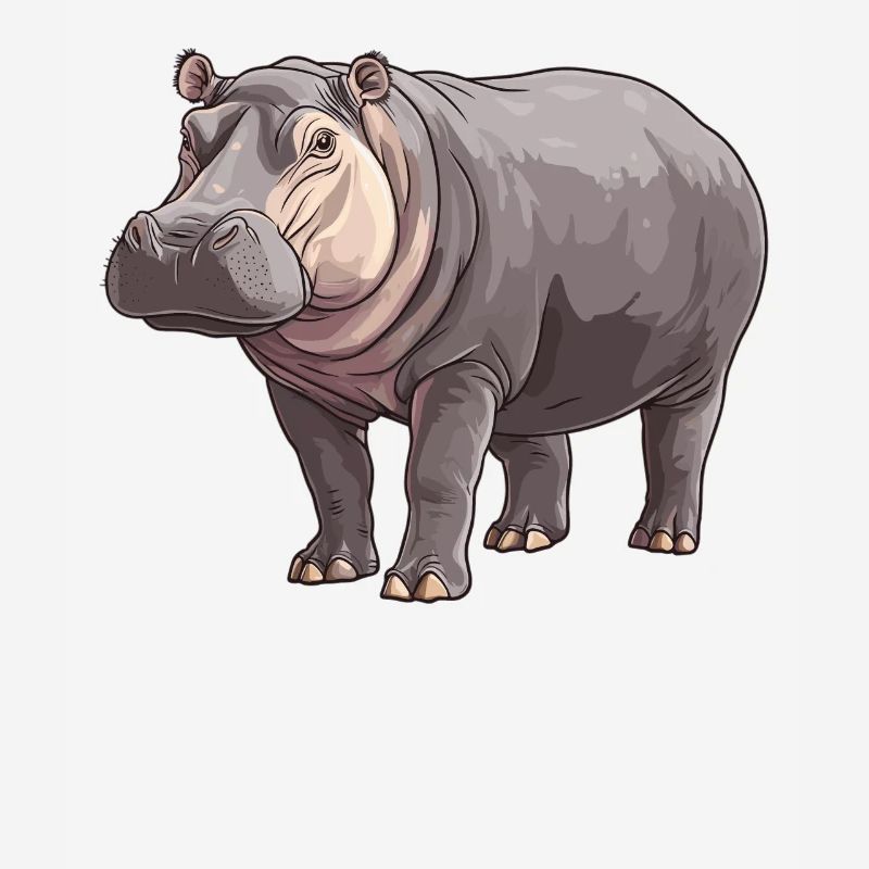 Nilpferd Flußpferd