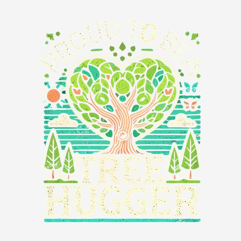 Stolz, ein Baumumarmer zu sein