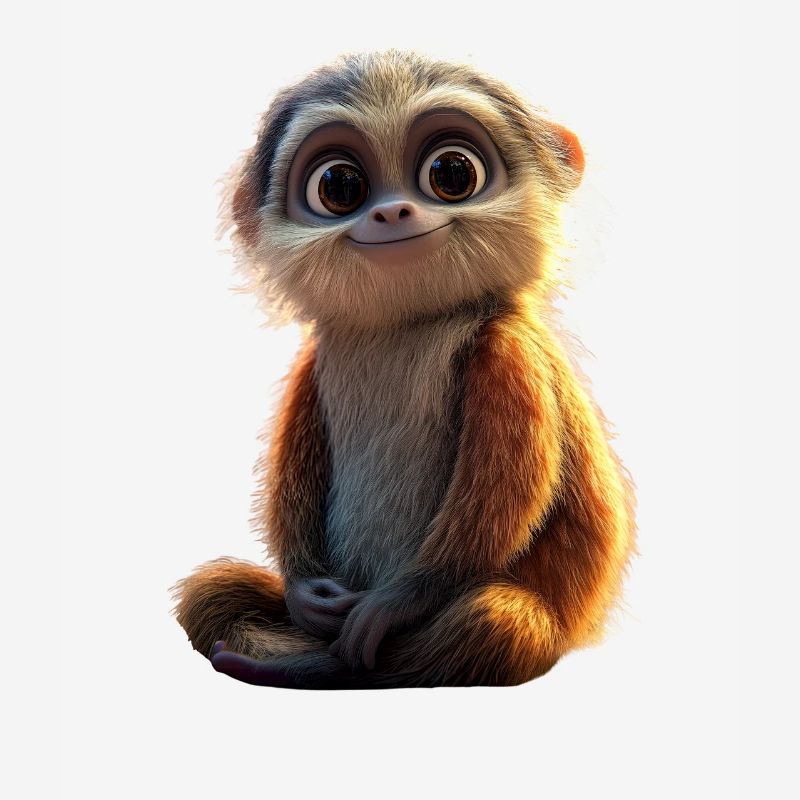 Gibbon Monkey Whitehand Gibbon Monkey Cute Lar Gibbons