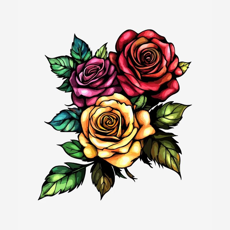 Roses Fleurs Amour