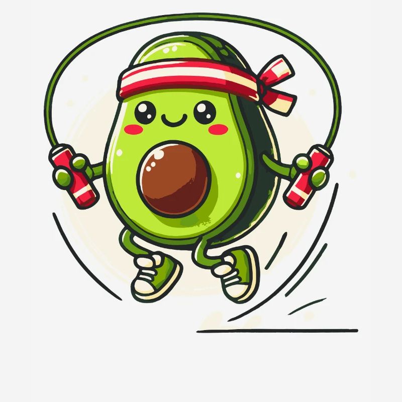 Jumping Avocado Workout Fun