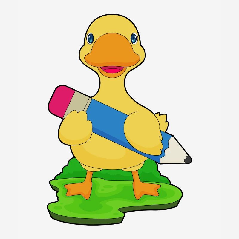 École de crayon Duck Student