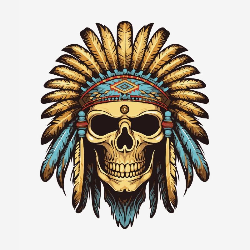 Crâne de chef indien Apache