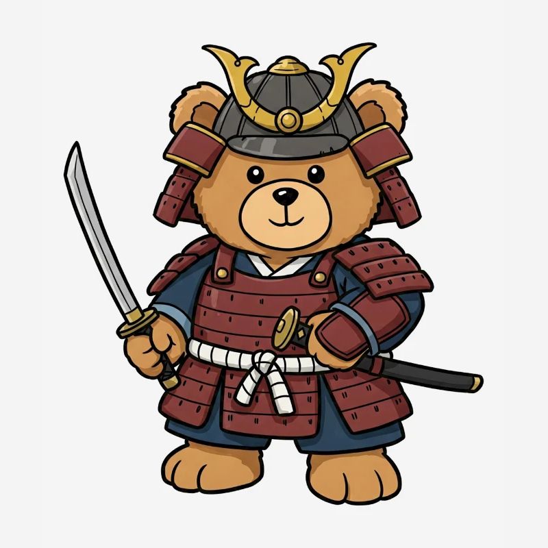 Teddy Bear Samurai
