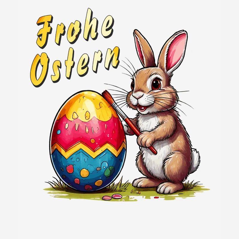 EASTER BUNNY Happy Easter Egg