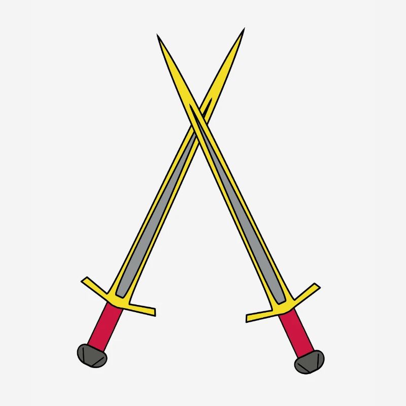 Épée Chevalier Guerrier Médiéval Épées