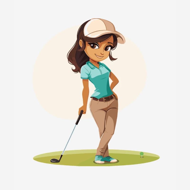 Bande dessinée golfeuse