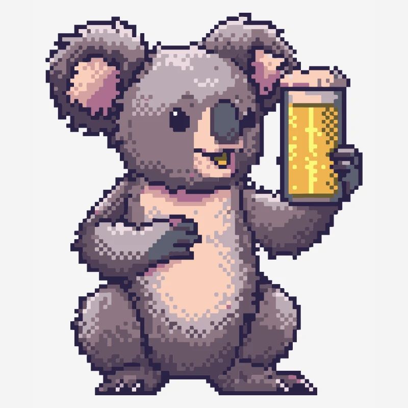 Bière Koala Pixel