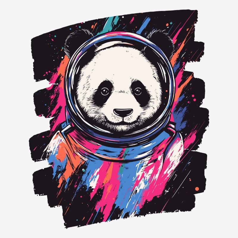 Panda Astronaute