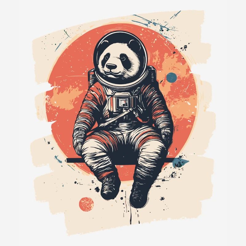 Panda Astronaute