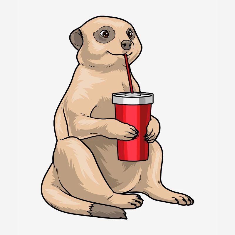 Erdmännchen Becher
