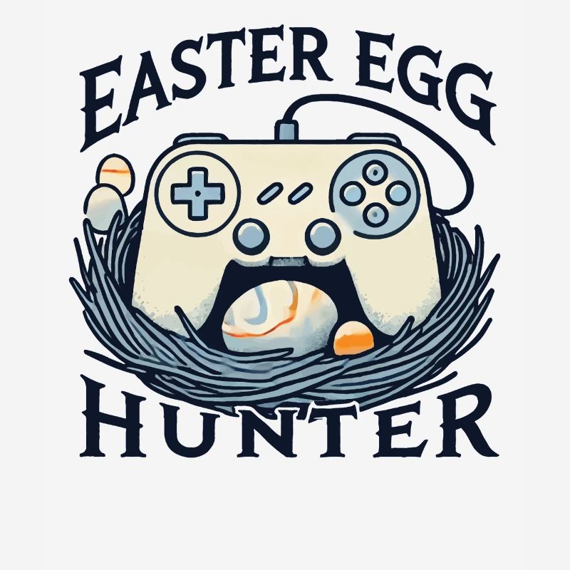 Easter Egg Jäger Gaming Controller Kunst