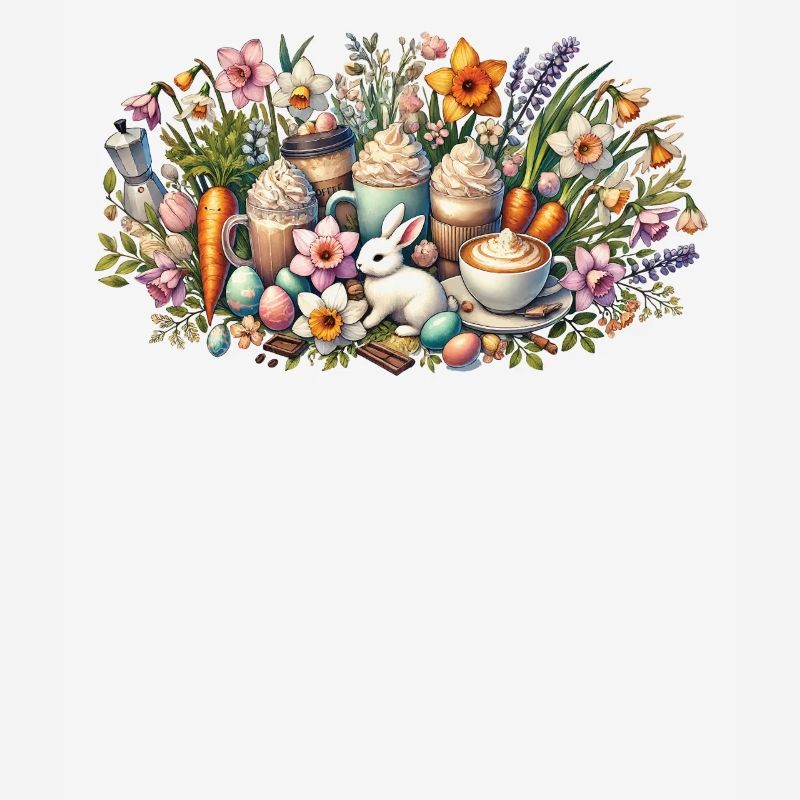 Easter Coffee Lovers: Easter Bunny and Flower Parade