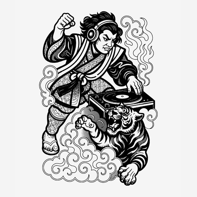 Tiger Shirt: Samurai mixes the deep techno beat