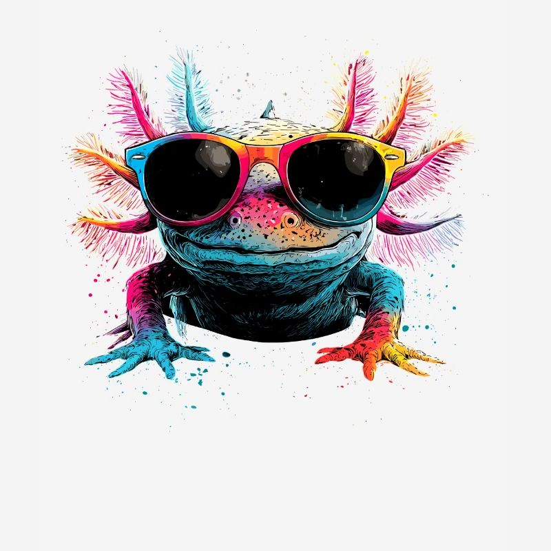 Axolotl Petite queue de triton Queue mignon Axolotl