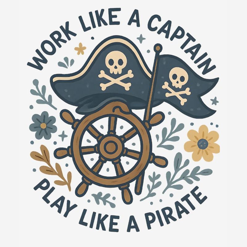 Work like a captain Play like a pirate