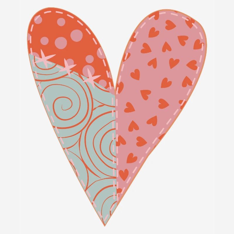 Patchwork Herz Nr. 1