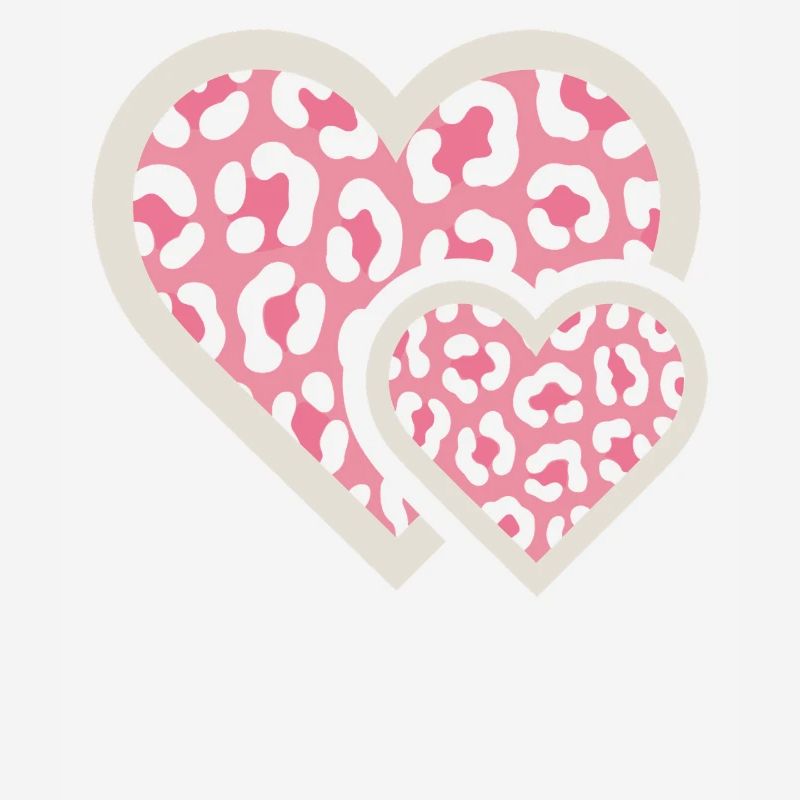 Leopard design with pink pattern