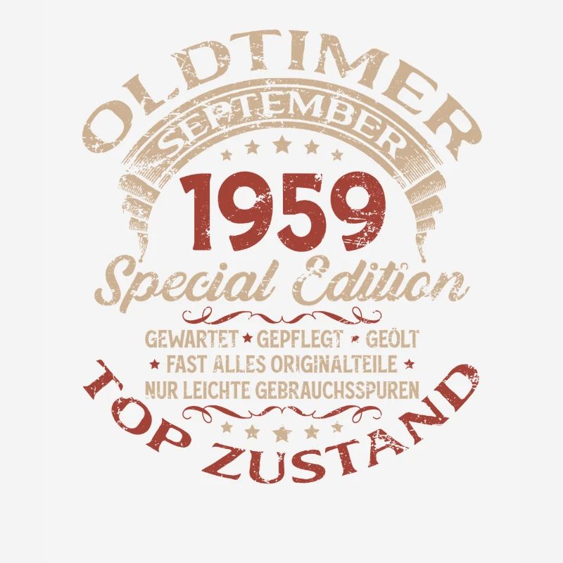 66. Geburtstag Geschenk Oldtimer September 1959
