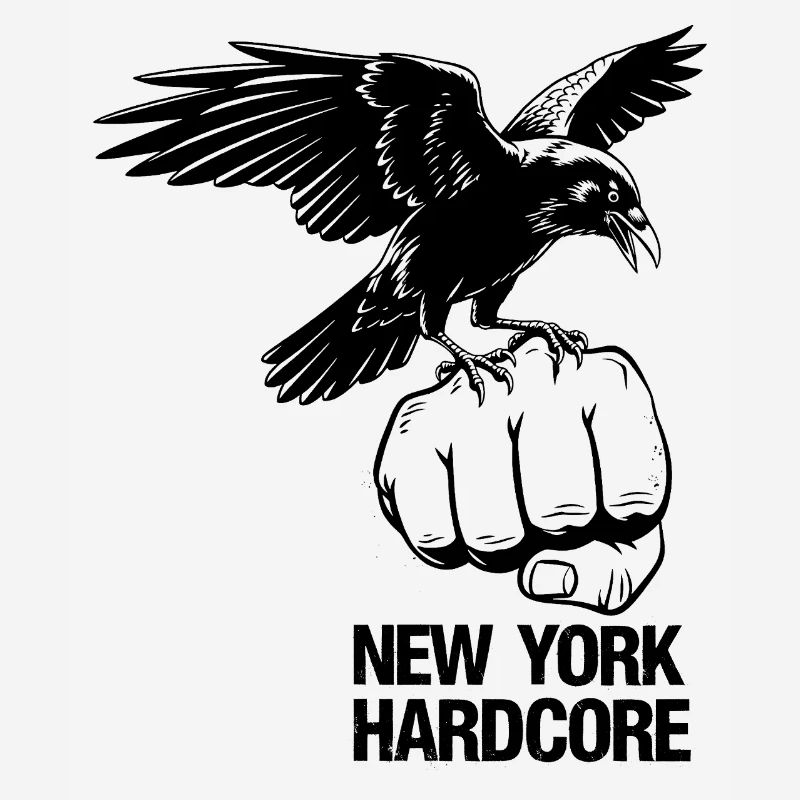 NYC Hardcore Eagle Design