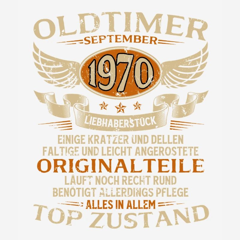 55. Geburtstag Geschenk Oldtimer September 1970
