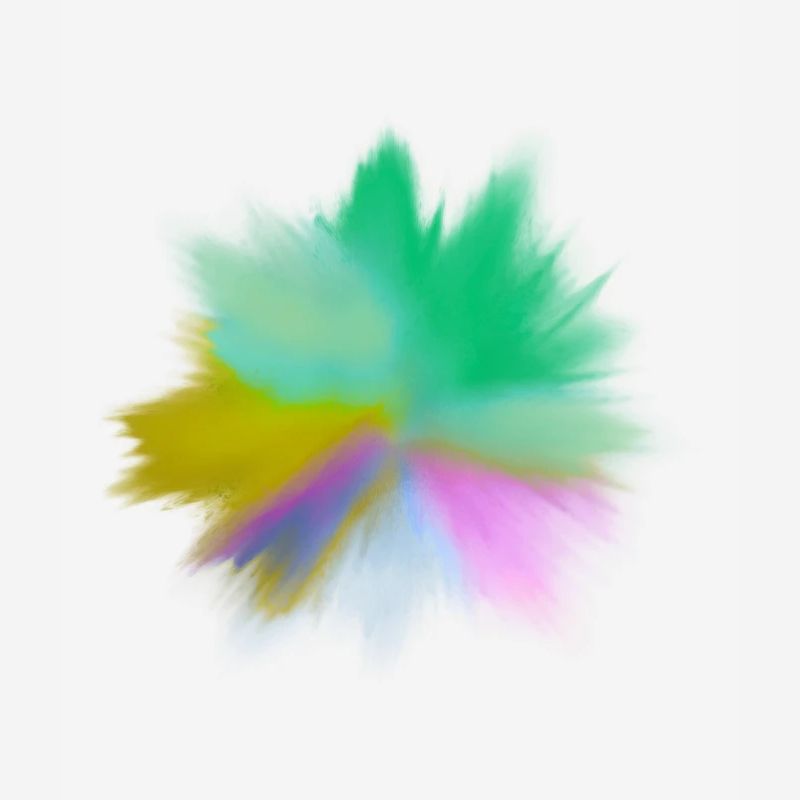 Explosion d’aquarelle