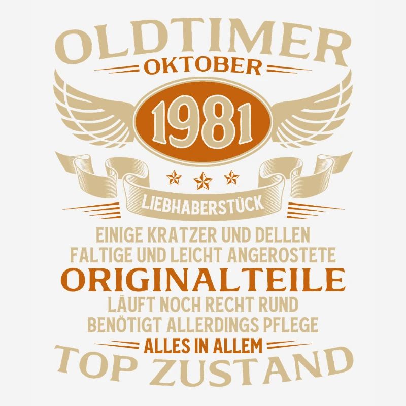 44. Geburtstag Geschenk Oldtimer Oktober 1981