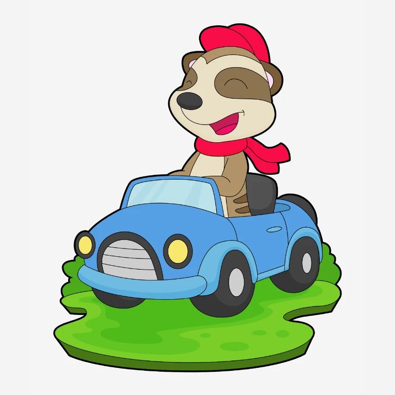 Erdmännchen Auto