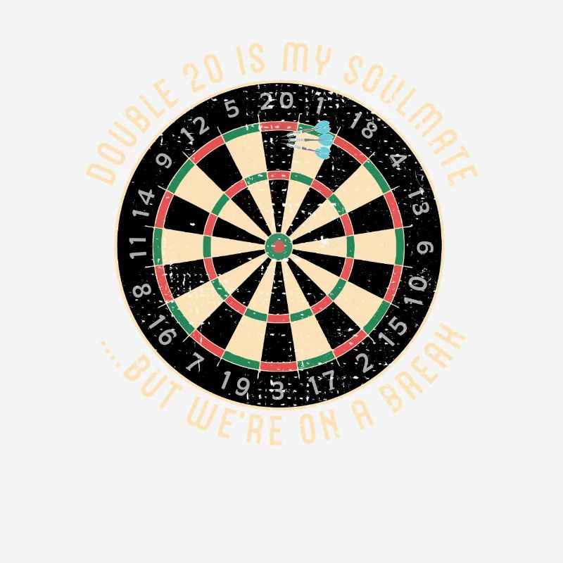 Double 20 Breakup Dartscheibe