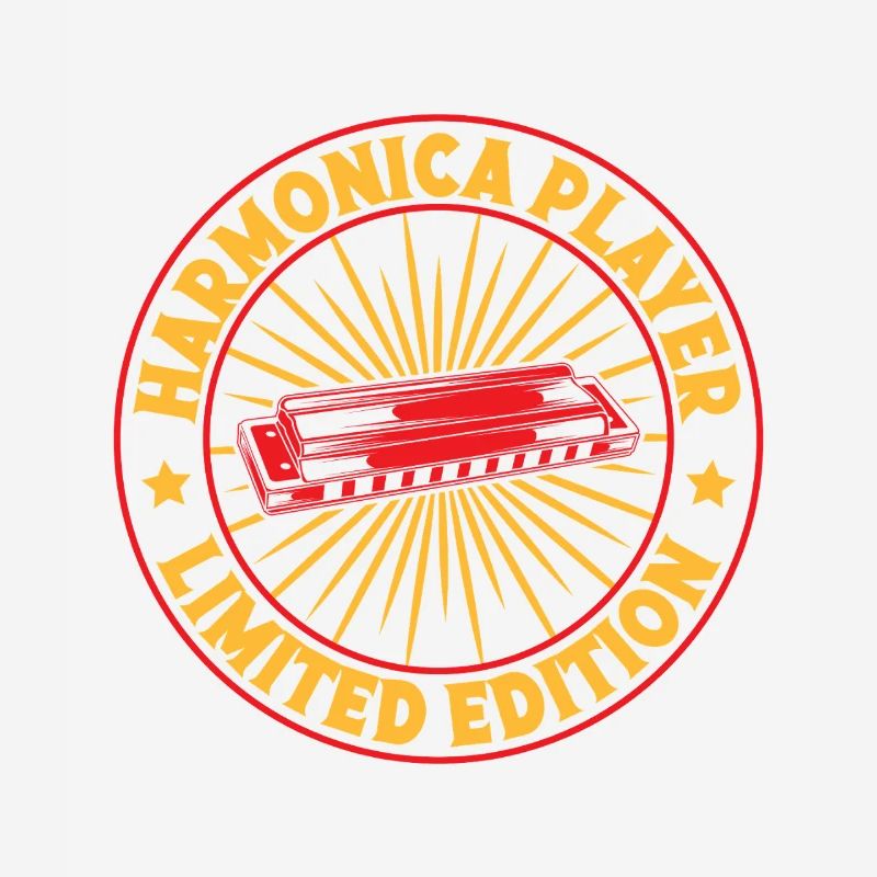 Funny Harmonica Player LImited Edition Harmonica
