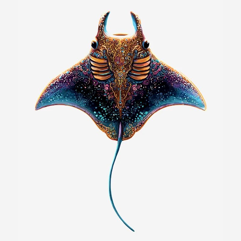 Manta Ray, Devil Ray, Stingray, Diver