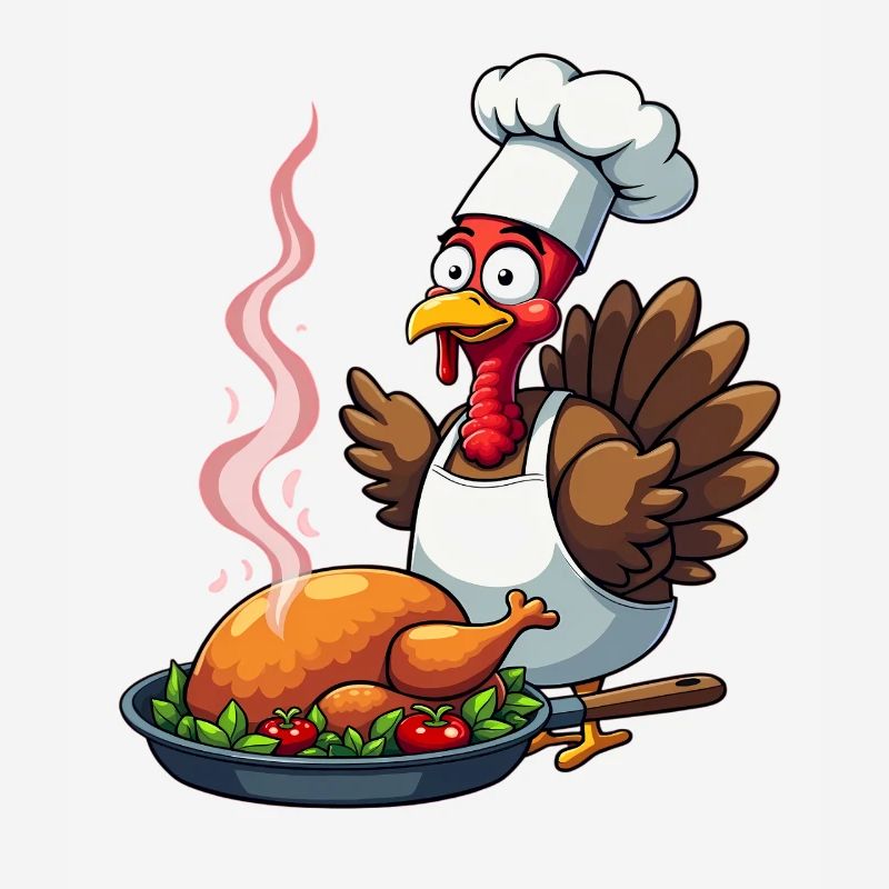 Cuisinier de dinde de Thanksgiving