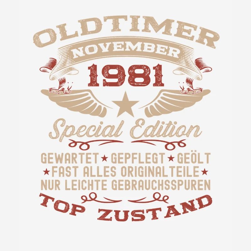 44. Geburtstag Geschenk Oldtimer November 1981