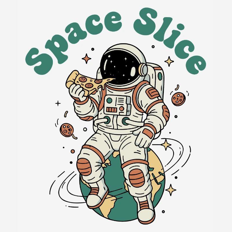 Pizza de l’espace astronaute