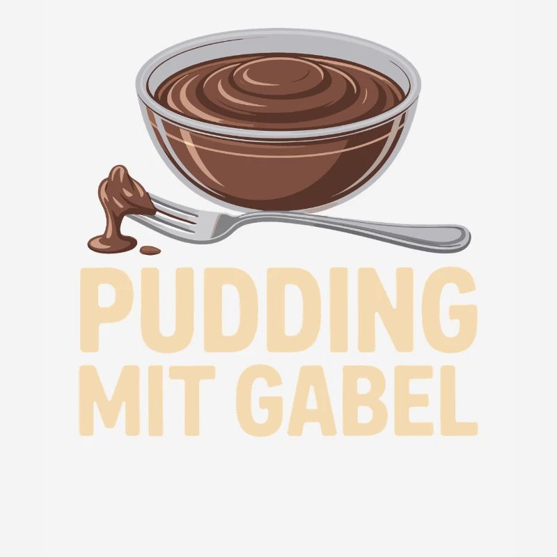 Pudding Mit Gabel