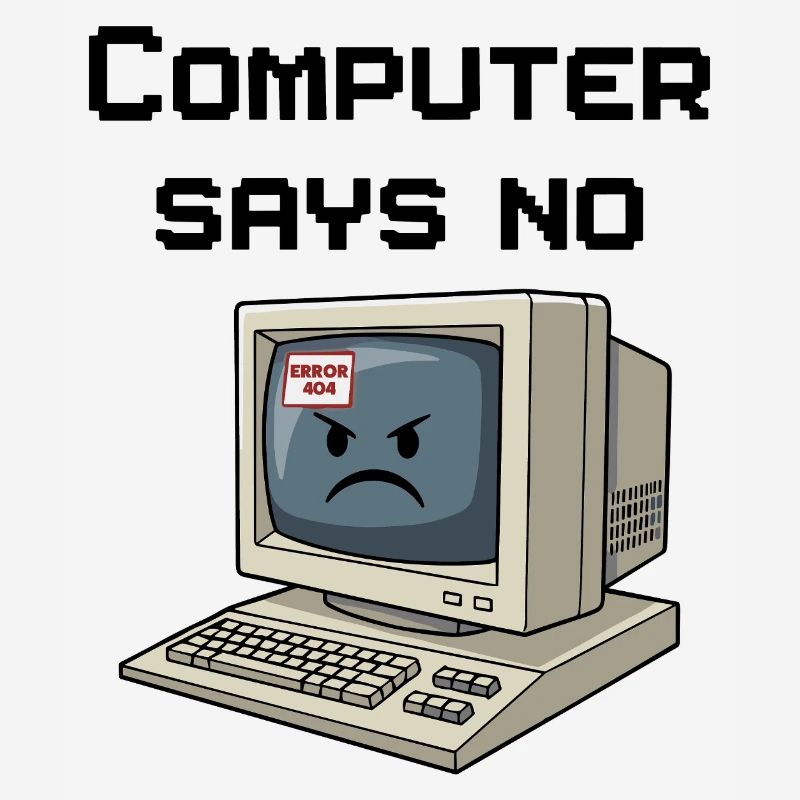 Retro Computer 404 Fehler