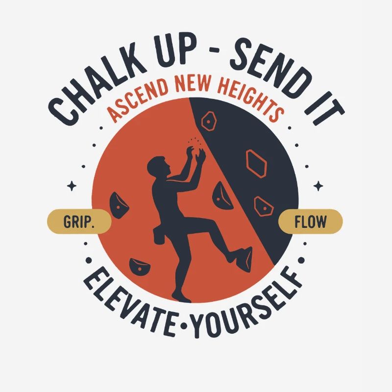 Chalk Up Send It Elevate Yourself