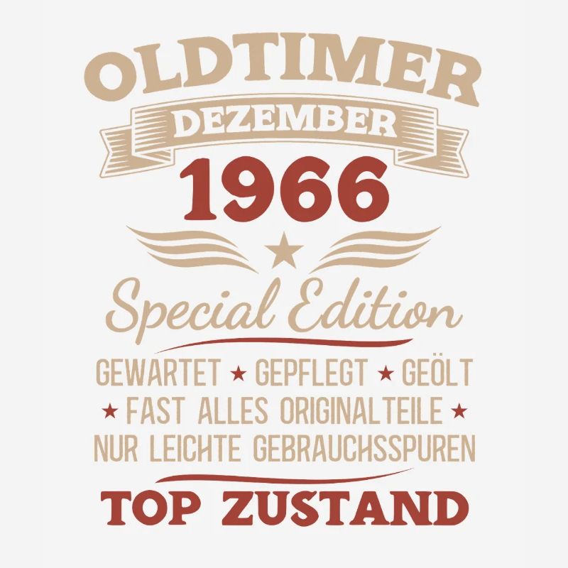 61. Geburtstag Geschenk Oldtimer Dezember 1966