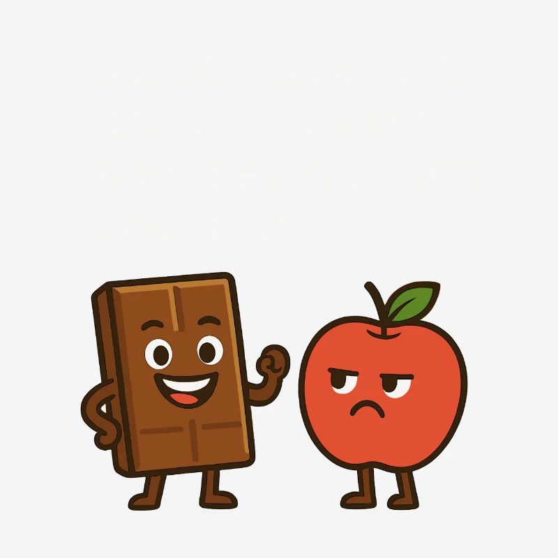 Chocolate doesn't solve any problems – fun saying