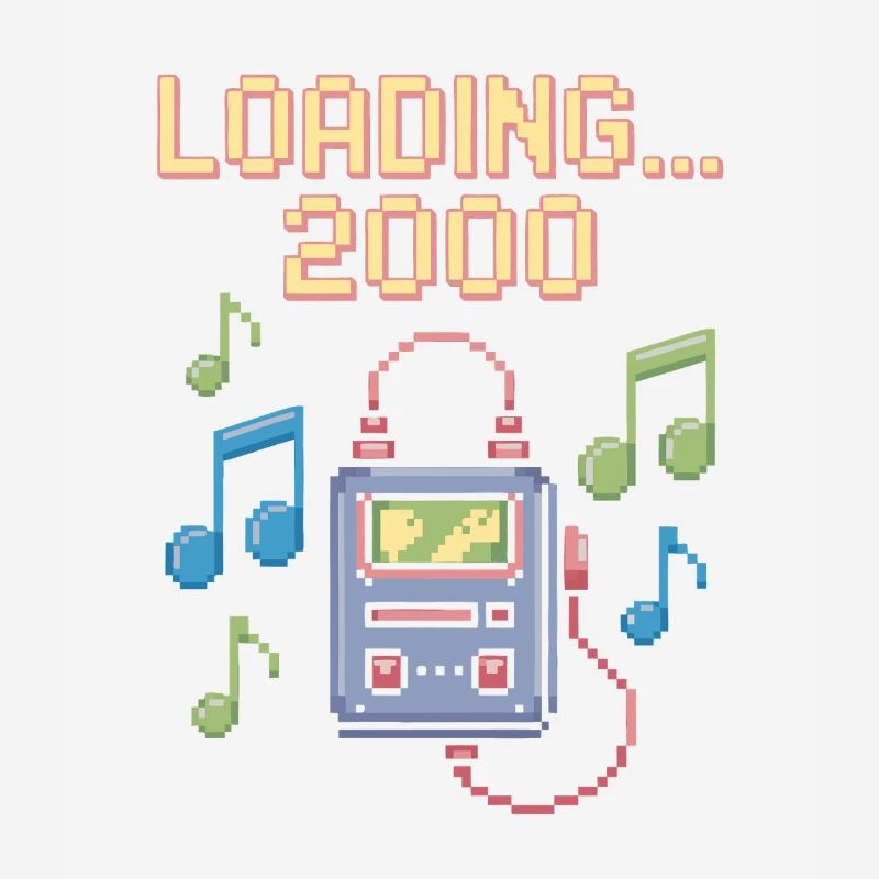 Retro Pixel Design – Loading 2000